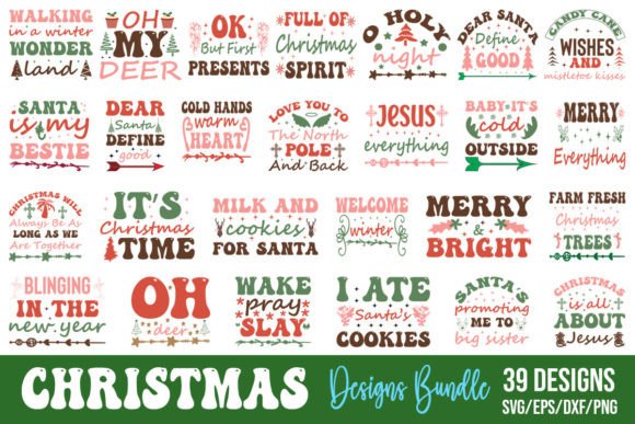 Download Christmas Saying SVG Bundle - Premium Resources