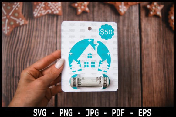 Download Christmas Money Card Holder SVG - Holder Collection